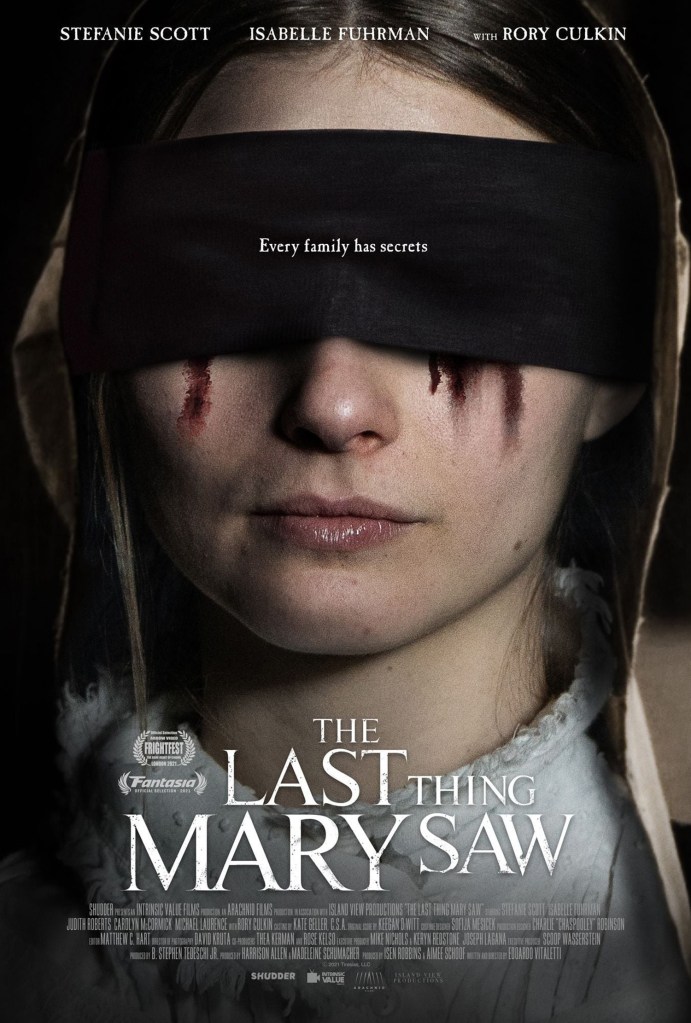 Movie poster for "The Last Thing That Mary Saw."