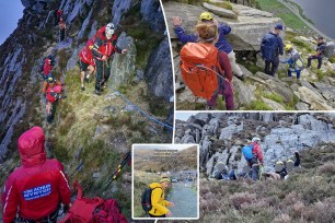 Mountain rescuers in Wales claim they're constantly rescuing amateur climbers up high amid a spike in regional hiking content on social media.