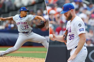 The Mets designated pitcher Adrian Houser for assignment.