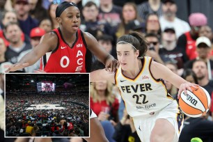 Caitlin Clark draws largest WNBA regular-season crowd in 25 years