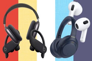 A group of headphones displayed for Prime Day deals