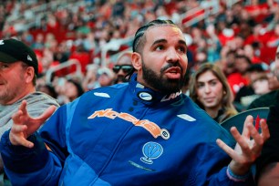 Drake is backing Canada against Argentina on Tuesday night.