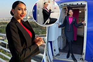 Rania Ibo, a flight attendant and content creator on TikTok.