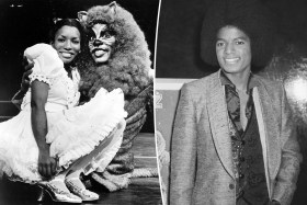 Stephanie Mills in "The Wiz" and Michael Jackson in the '70s.