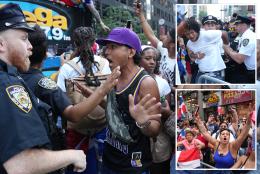 Cops shut down NYC Dominican Day Parade as unruly crowd swarms 6th Ave. and teen slashes 65 year-old: sources