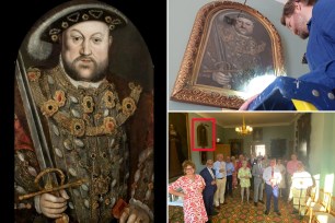 A long lost painting of King Henry VIII was found inside an official British building where a royal family representative operates.