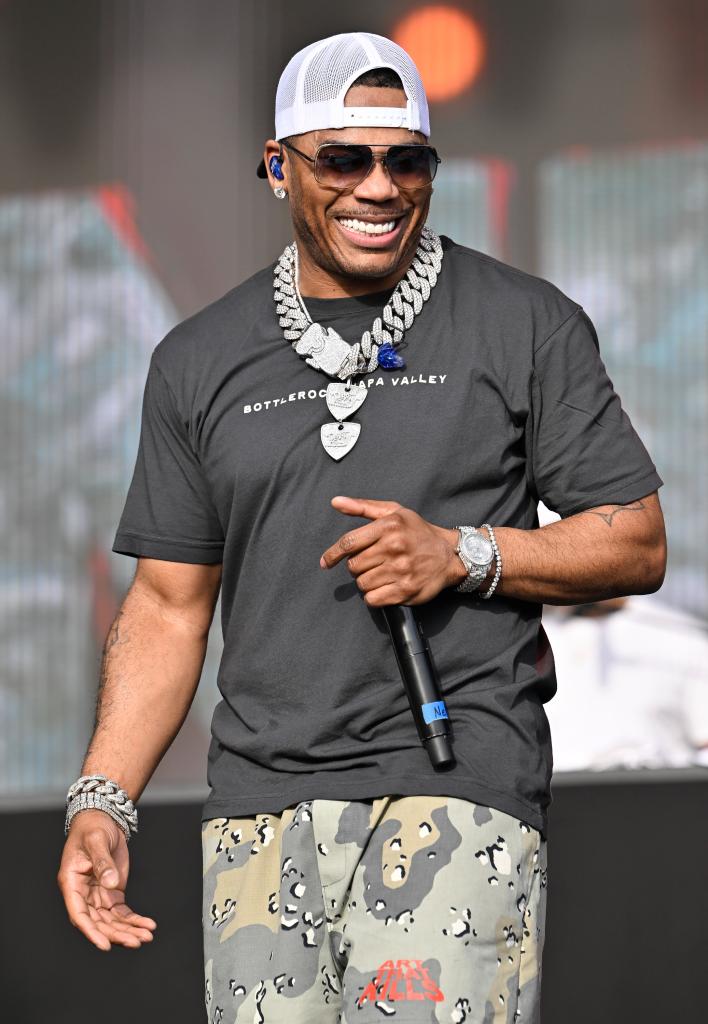 Nelly peforms on Day 1 of BottleRock Napa Valley in May 2024.