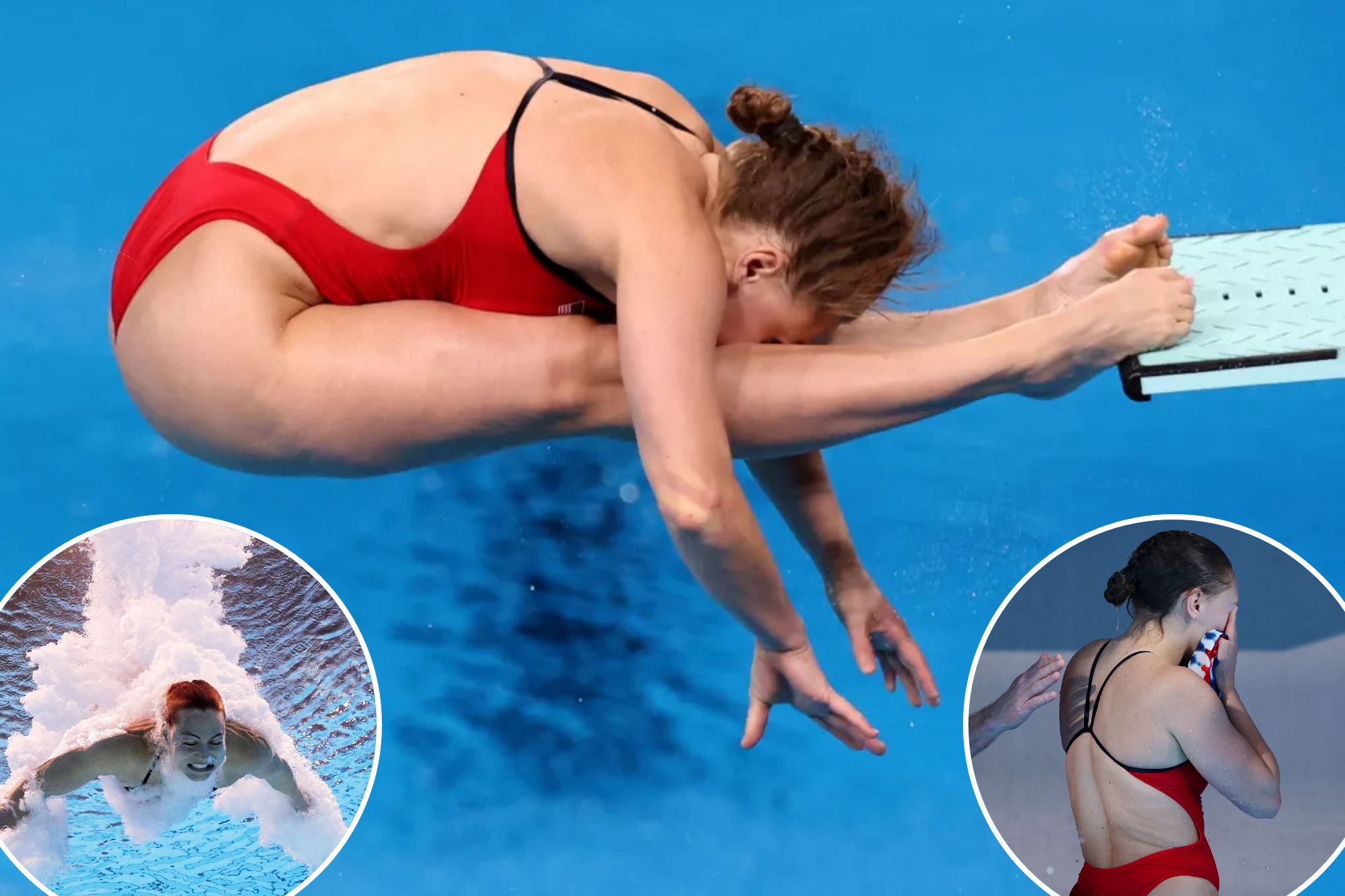 American diver Alison Gibson scores 0.0 after board collision in Olympics nightmare