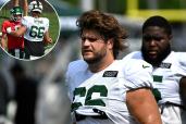 Jets center Joe Tippmann navigated some snapping issues earlier in training camp leading into the first preseason game Saturday.