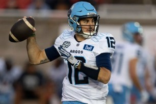 Chad Kelly, who was the CFL’s most outstanding player last year, was suspended on May 7 for Toronto’s two exhibition games and at least the first nine regular-season contests.