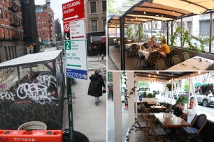 NYC dining sheds