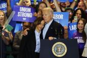 Kamala Harris and Joe Biden