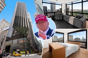 Located just one floor below Donald Trump's personal triplex at Trump Tower, this luxurious 3-bedroom, 3.5-bathroom condo offers a rare chance to live near one of the world's most recognized families.