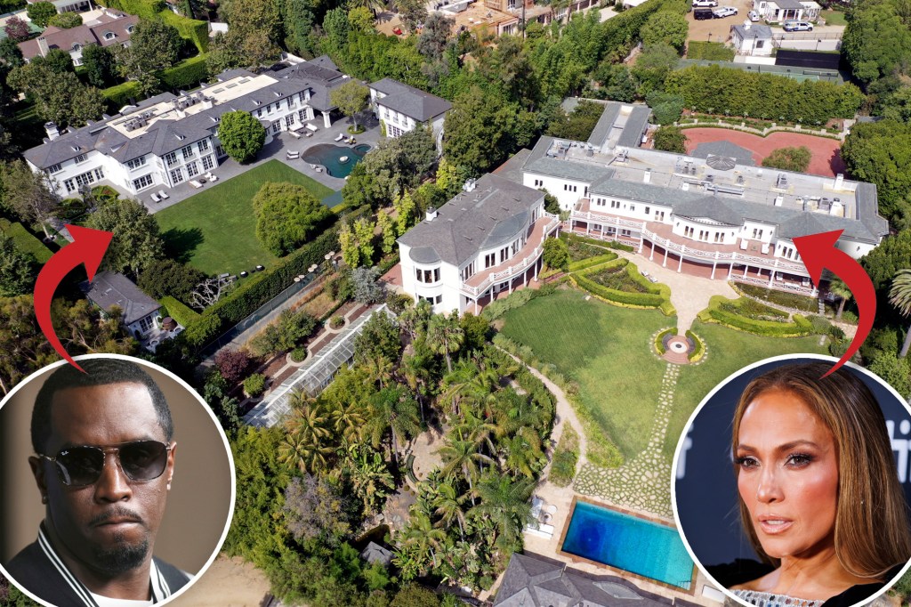 Jennifer Lopez reportedly looking at a property next  door to ex, Diddy, in Holmby Hills.