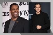 Denzel Washington (L) and Jake Gyllenhaal are co-starring in "Othello" on Broadway.