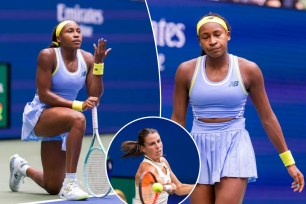 Coco Gauff upset ahead US Open quarterfinals by Emma Navarro in defending title letdown