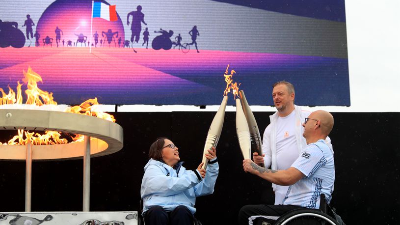 Paralympic Torch-Lighting Ceremony for Paris 2024 Paralympic Games