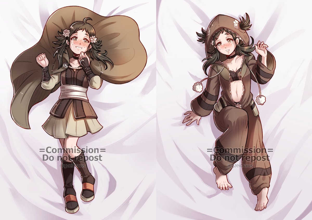 Mozu Dakimakuras by Gzeidraws