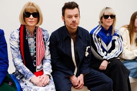 Anna Wintour, Harry Styles and guests at S.S. Daley RTW Spring 2025 as part of London Ready to Wear Fashion Week on September 13, 2024 in London, England.