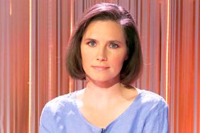 Amanda Marie Knox during the Rai TV program 5 Minuti on June 10, 2024.