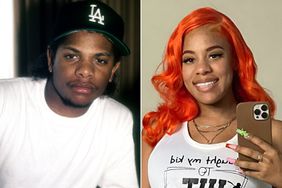 Rapper Eazy-E (aka Eric Lynn Wright) appears in a portrait taken on June 27, 1991; Eazy-E's Daughter Henree Cherron Wright