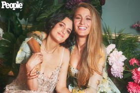 Blake Lively and Jenny Slate photographed at The Four Seasons hotel on August 4, 2024 in New York, NY.