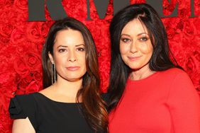 Holly Marie Combs and Shannen Doherty arrive ahead of opening night of Opera Australia's production of Carmen at Sydney Opera House on June 16, 2016 in Sydney, Australia.