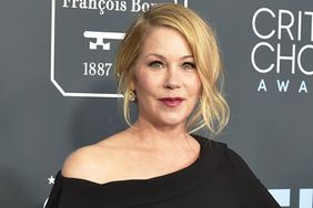 Christina Applegate during the arrivals for the 25th Annual Critics' Choice Awards at Barker Hangar on January 12, 2020 in Santa Monica, California.