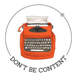The "Don'tBeContent" user's logo