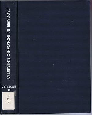 Seller image for PROGRESS IN INORGANIC CHEMISTRY. Volume 3 for sale by SUNSET BOOKS 2