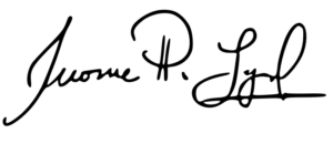 Jerome P. Lynch signature