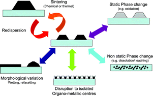 Graphical abstract: Dynamic adsorbate/reaction induced structural change of supported metal nanoparticles: heterogeneous catalysis and beyond