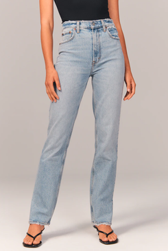 Abercrombie ’90s Ultra-High-Rise Straight Jeans