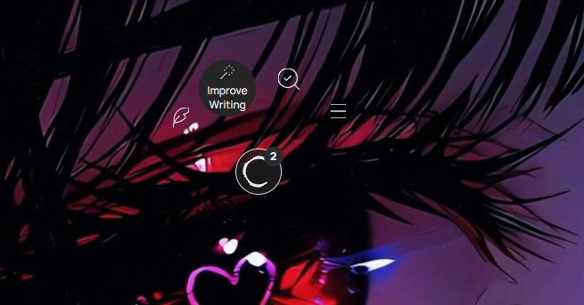 Floating Orb & Arc Menu