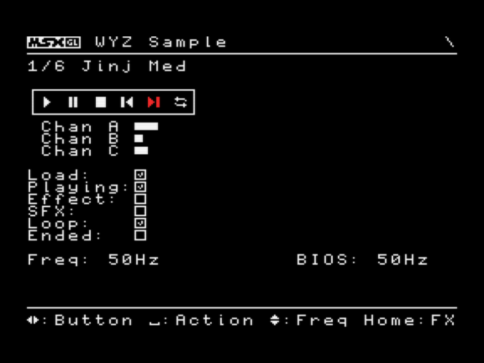 WYZ replayer sample