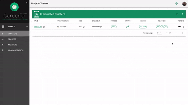 shoot creation via the dashboard shoot creation