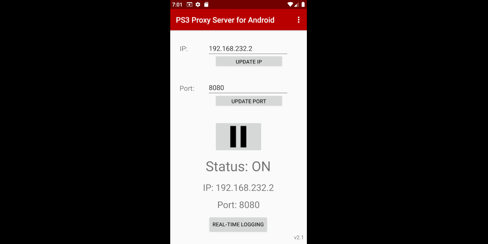 PS3-Proxy-Server-for-Android