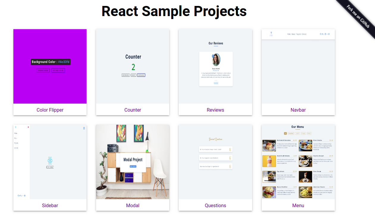 react-sample-projects
