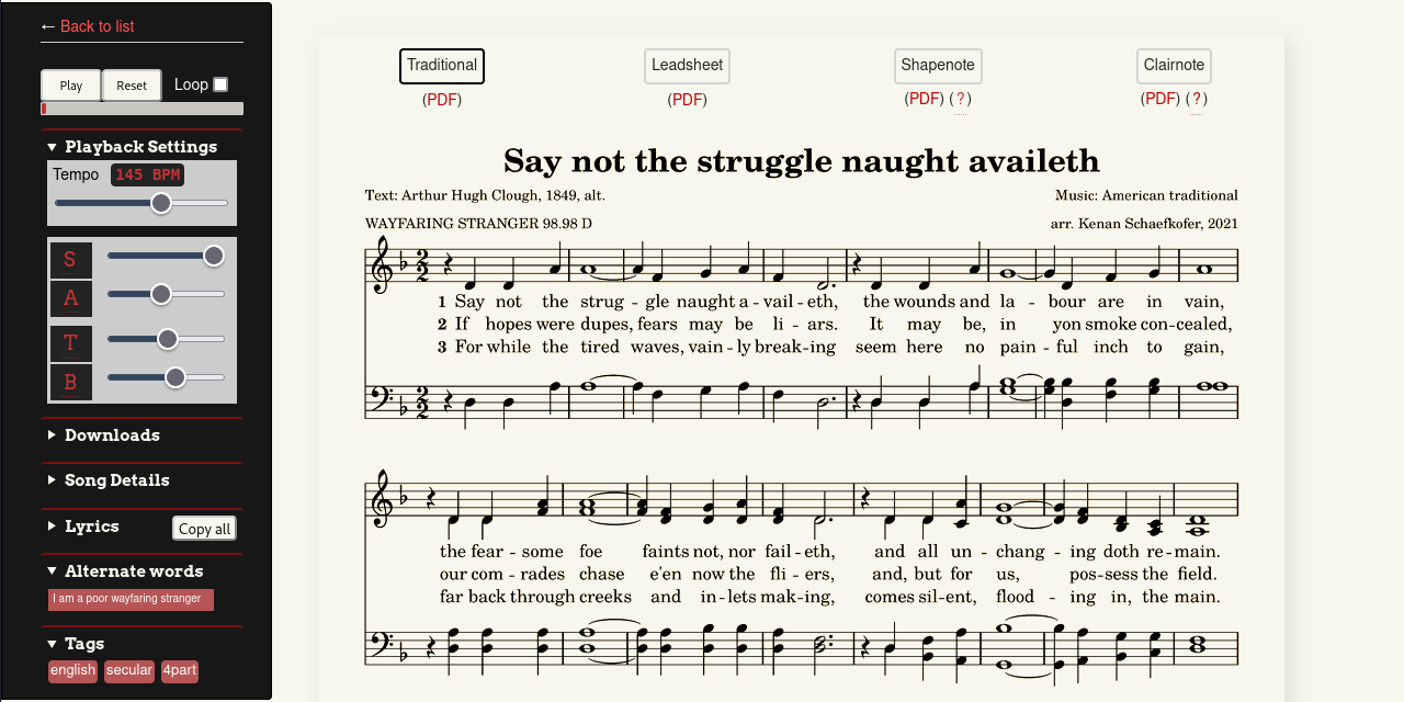 hymnsinger