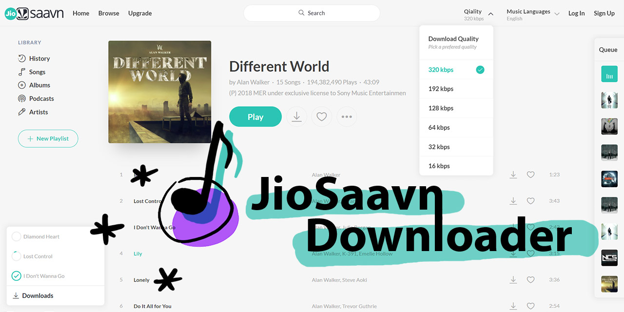 jiosaavn-extension