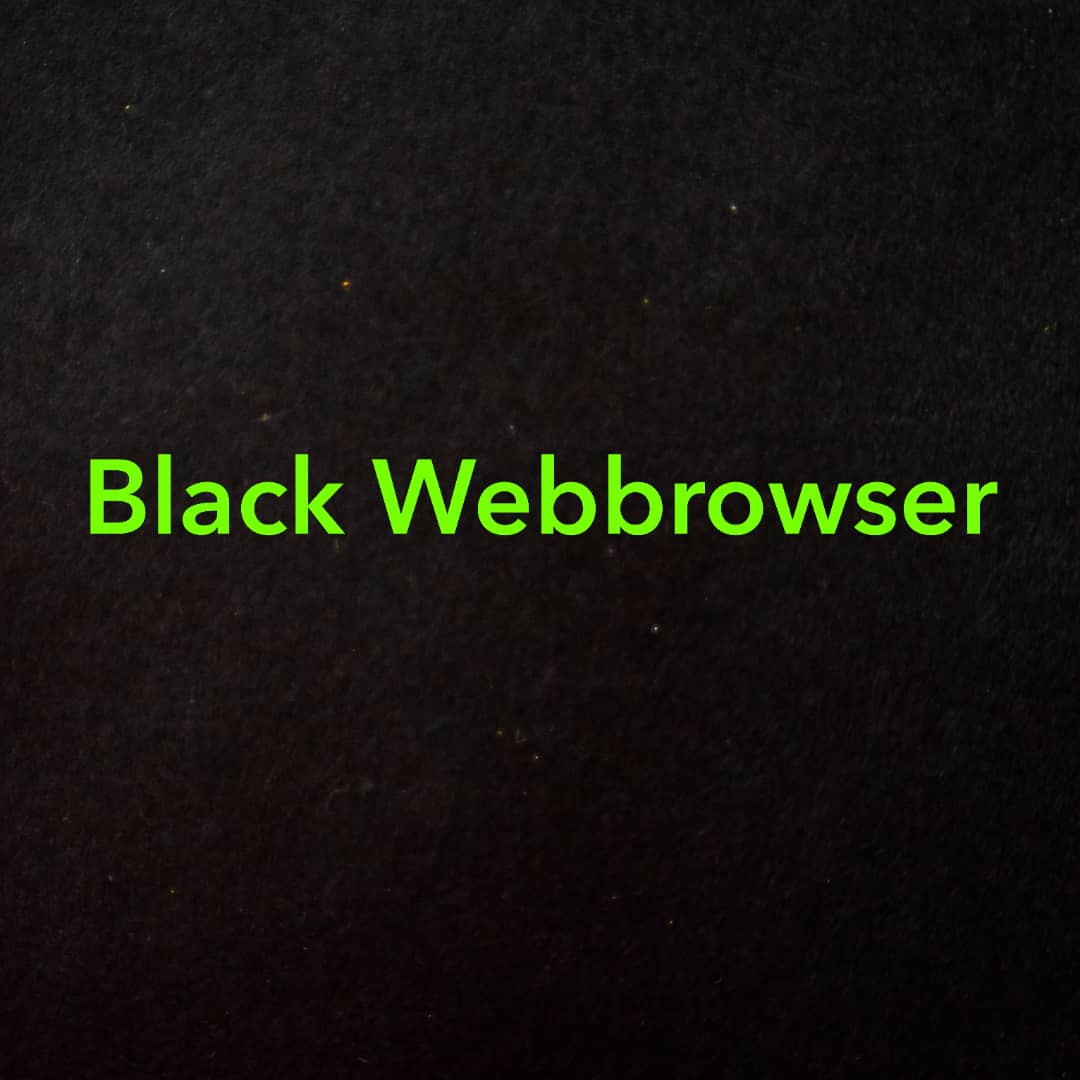 Black-Webbrowser