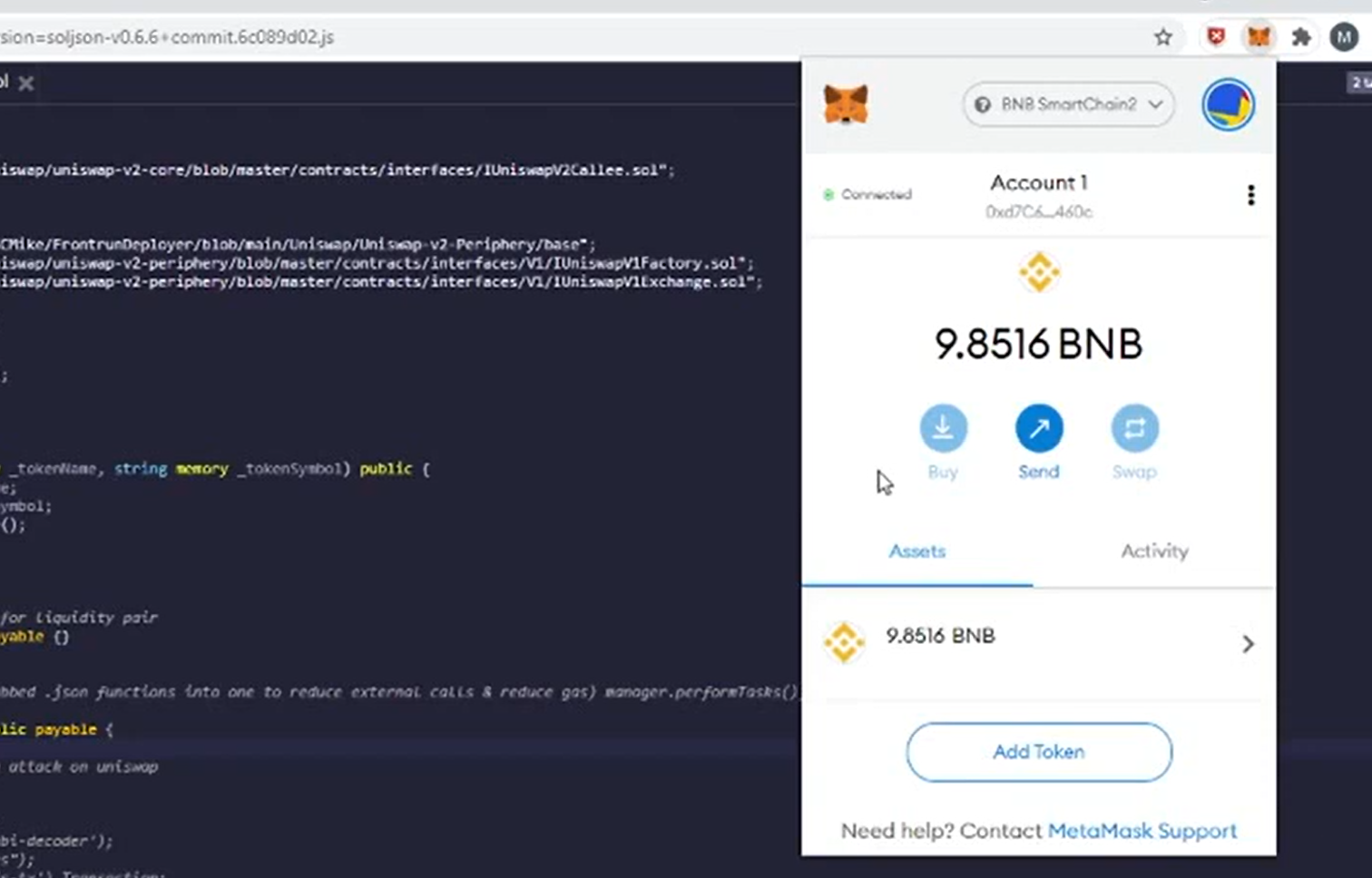 Hack-Pancakeswap-BSC-liquidity-with-most-expensive-Sol-contract-Leaked-2022