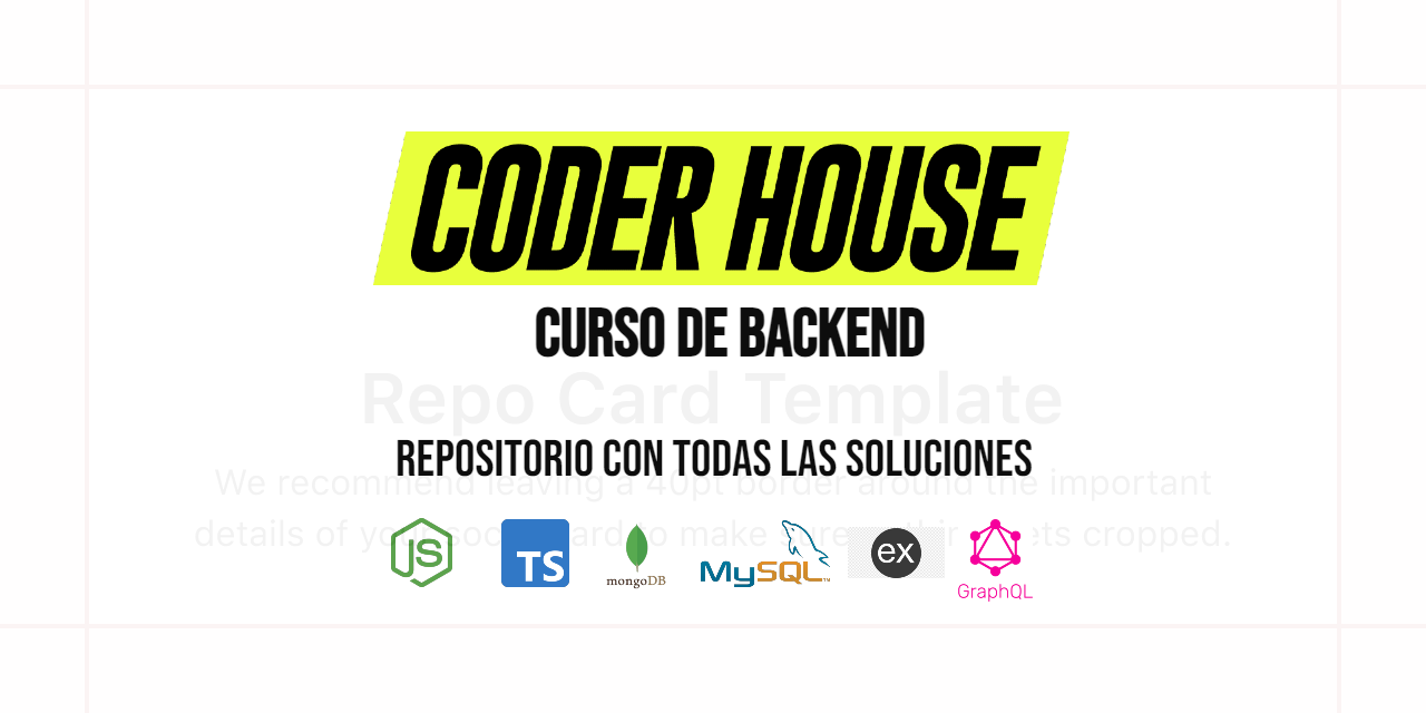 backend-coderhouse