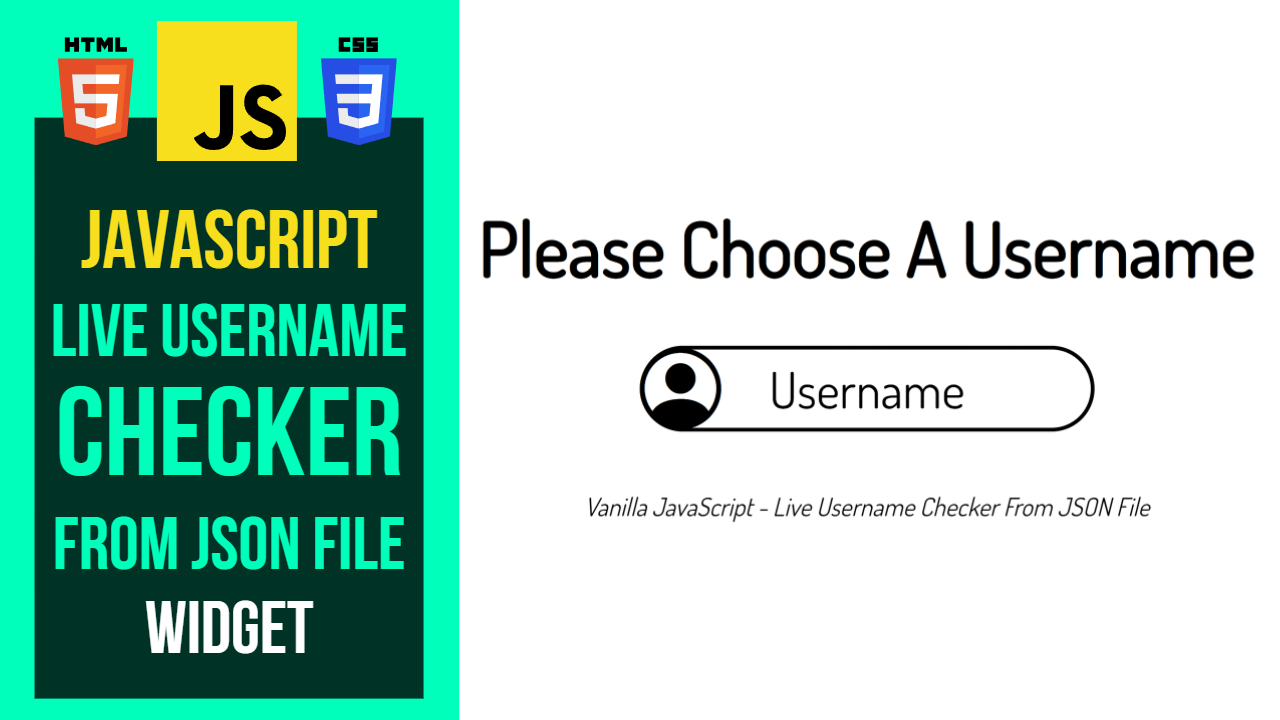 JavaScript-Live-Username-Checker-From-JSON-File