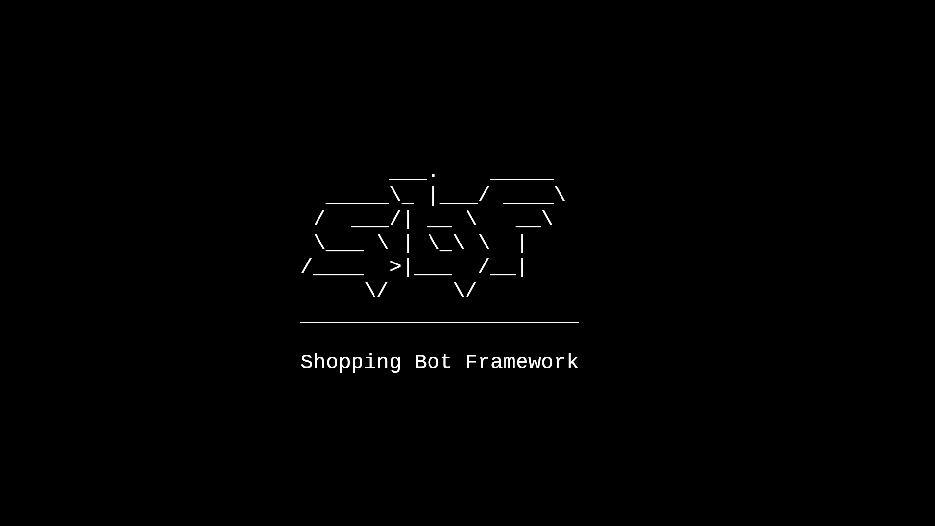 shopping-bot-framework