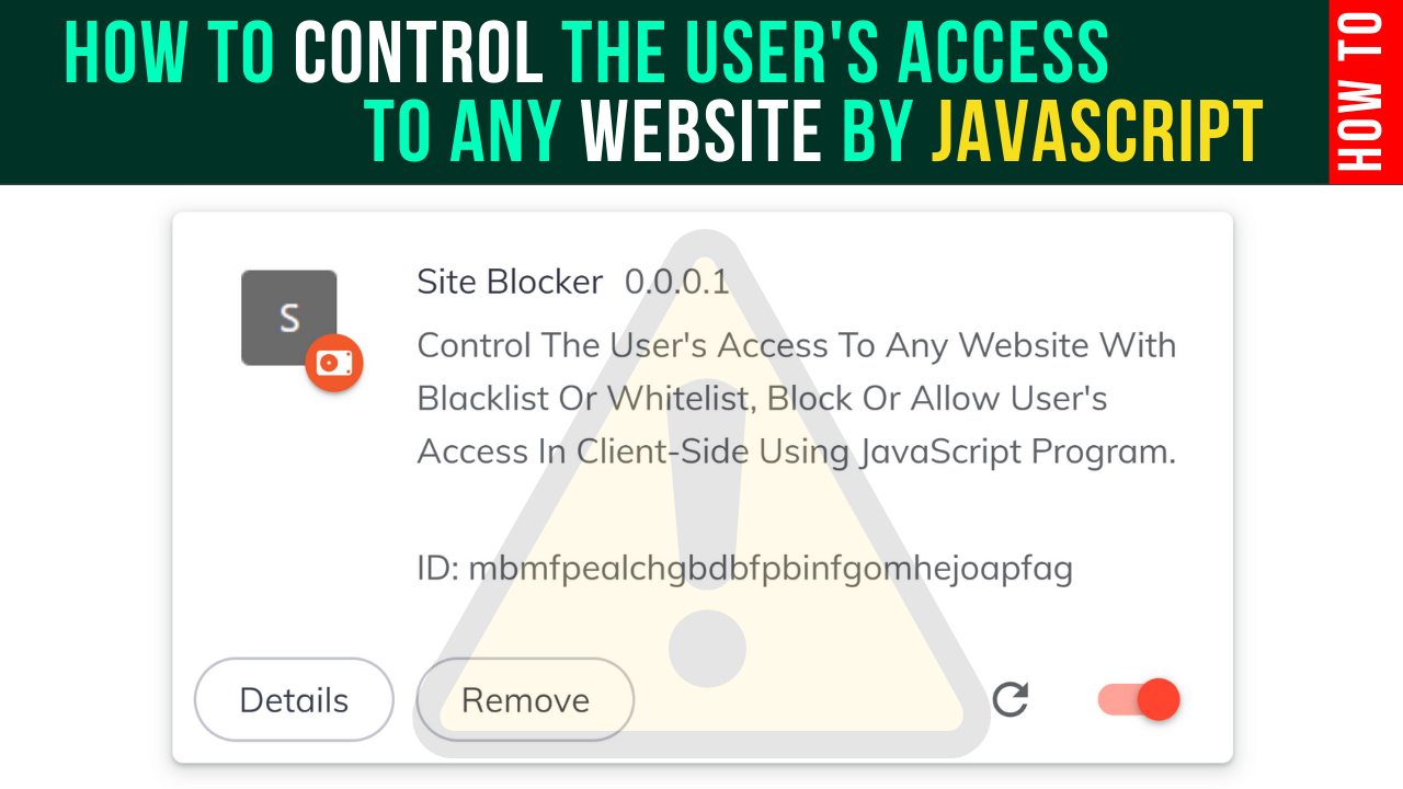 Site-Blocker-Extension