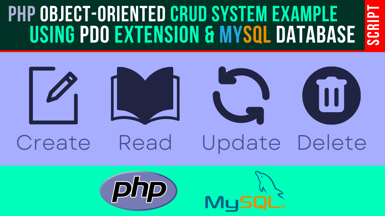 PHP-OOP-CRUD-PDO-MySQL-Script