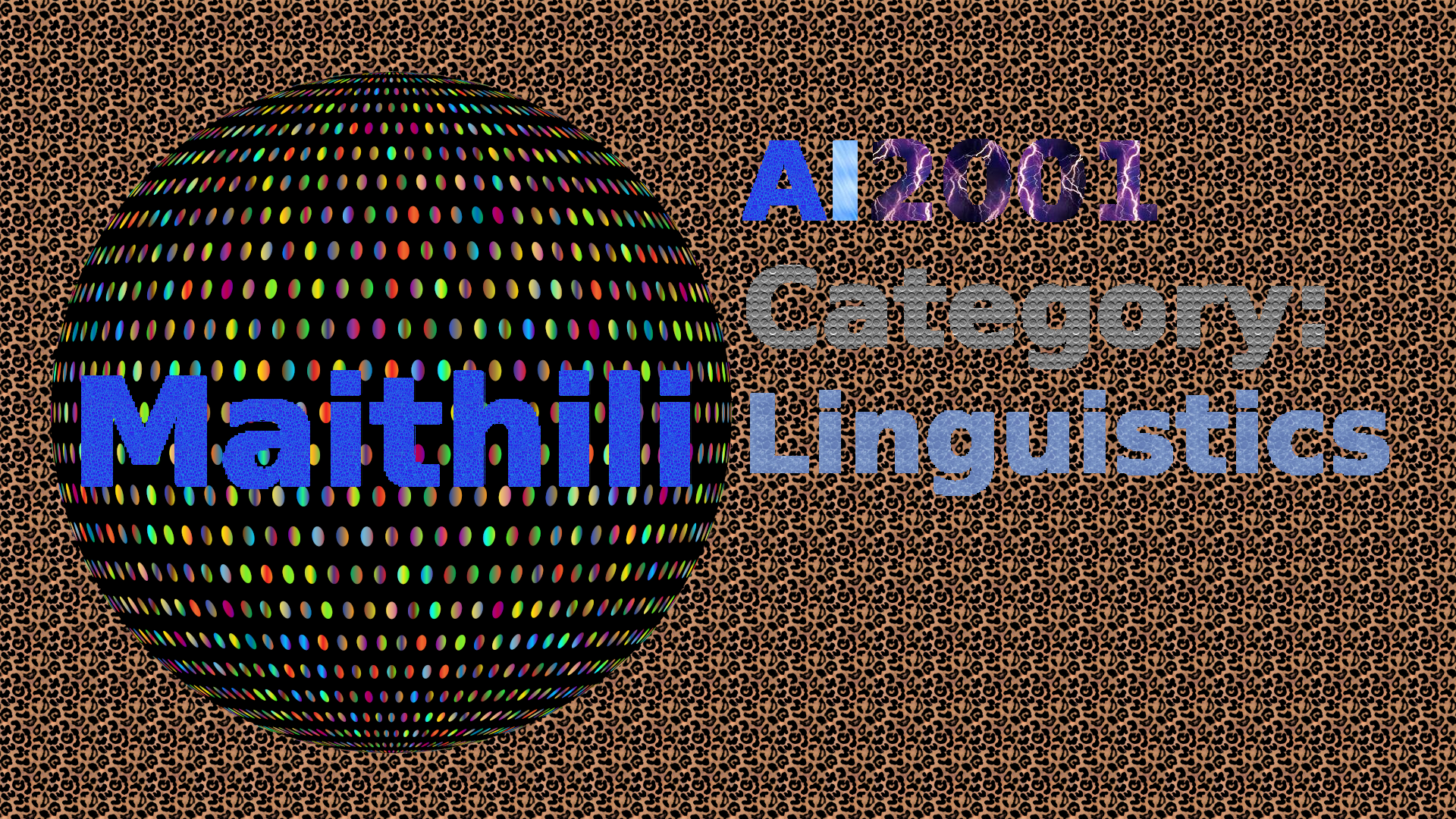 AI2001_Category-Linguistics-SC-Maithili