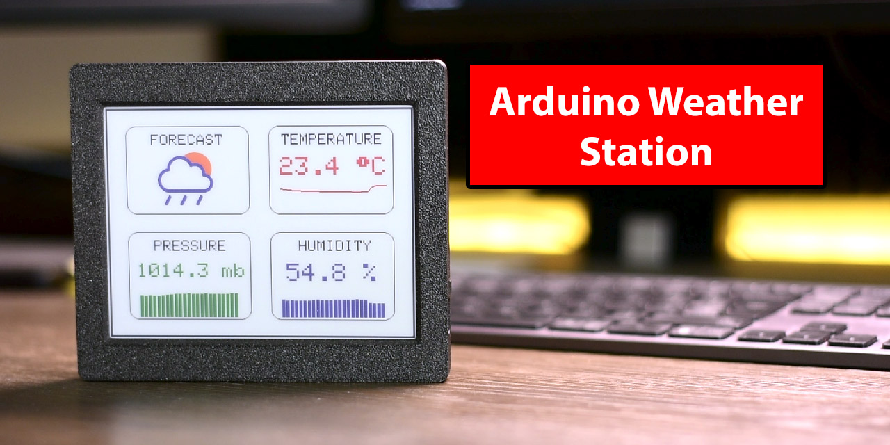 Arduino-Color-E-Paper-Weather-Station