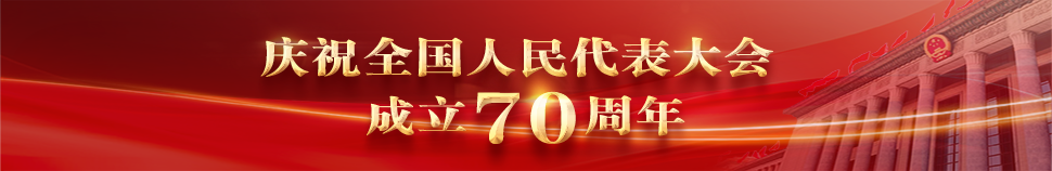 庆祝全国人民代表大会成立70周年